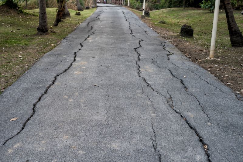 Driveway Crack Sealing